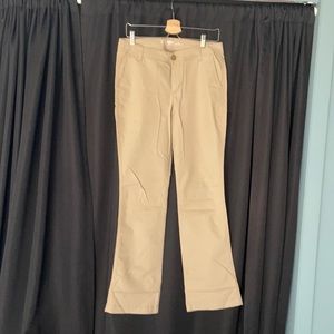 Old navy khaki boot cut pants size 8